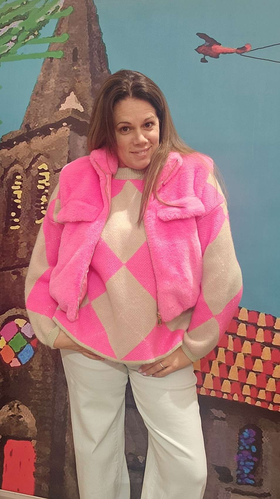 Gilet sans manches réf Crème