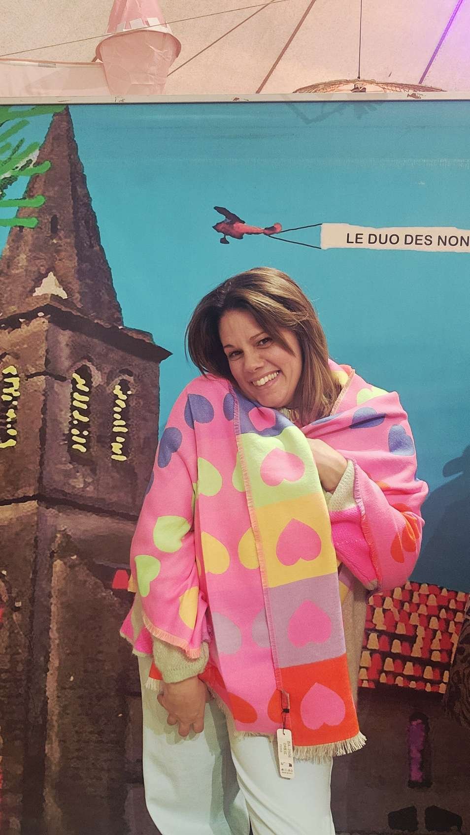 écharpe réversible