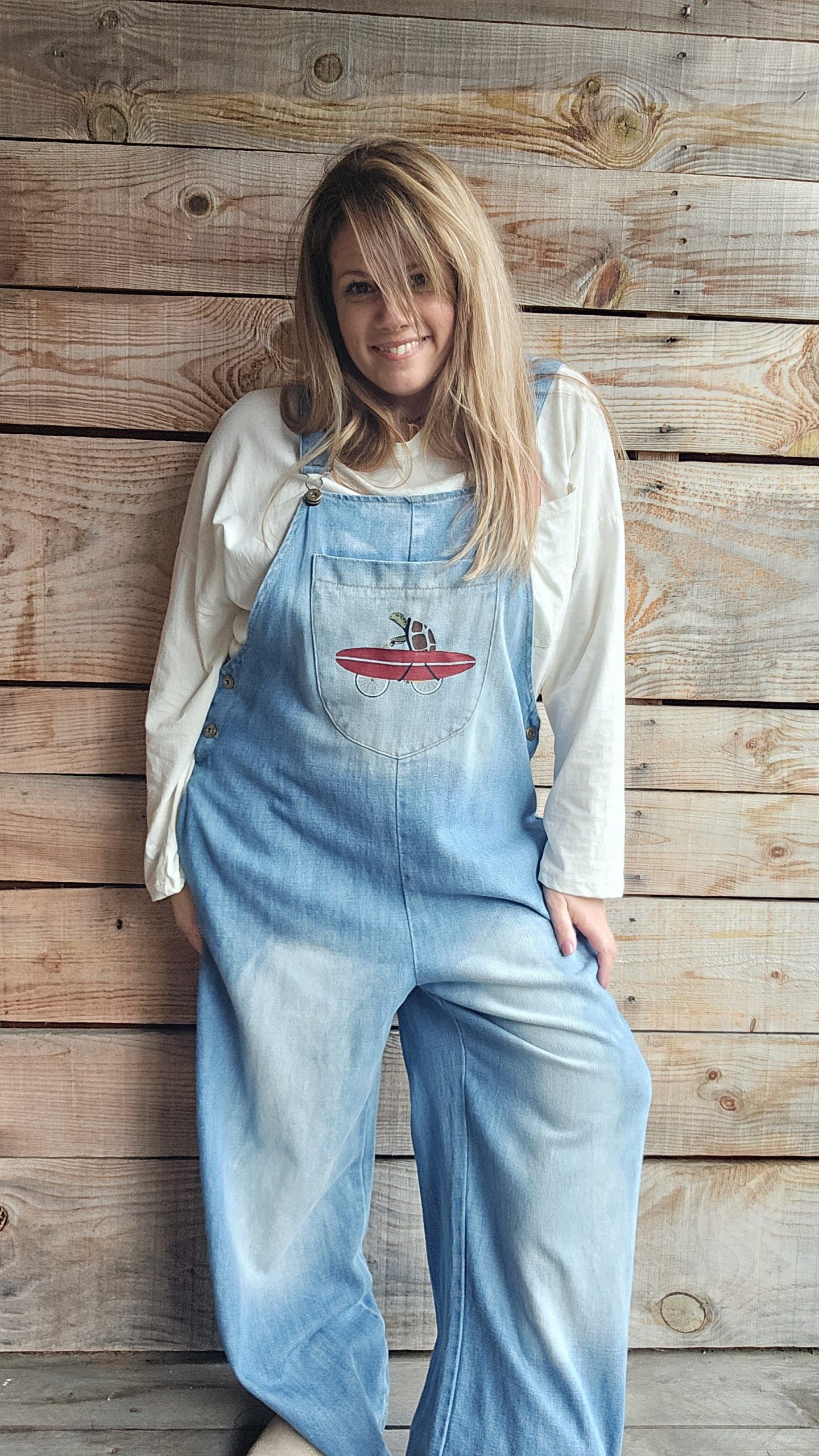 Salopette Banditas réf white lady