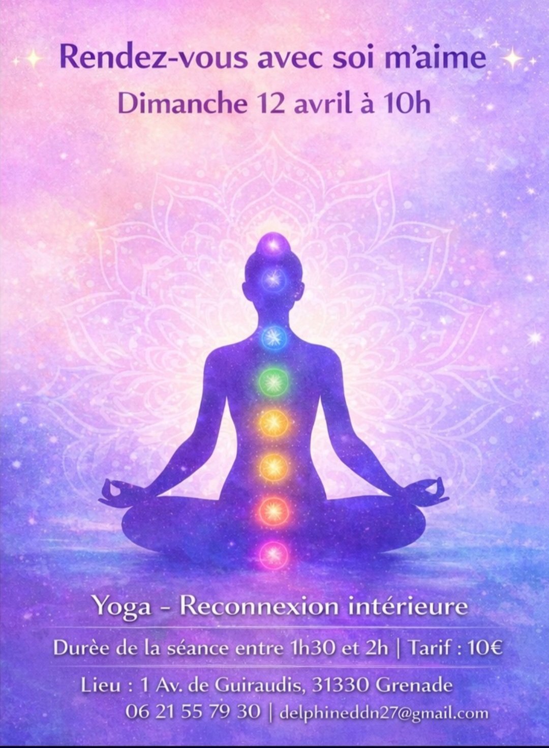 Rdv avec soi-m'aime Dimanche 12 Avril