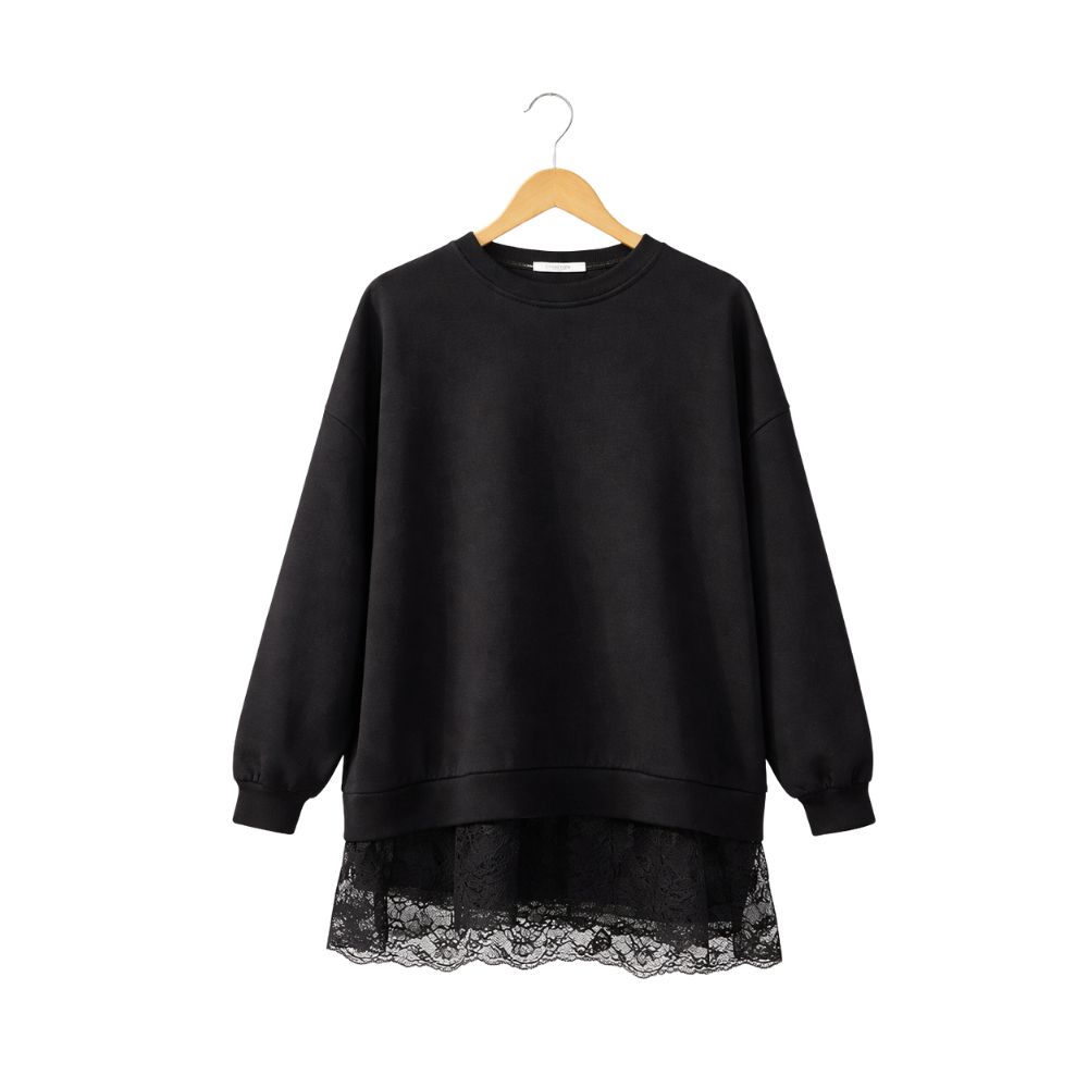 Pull Dentelle Noir