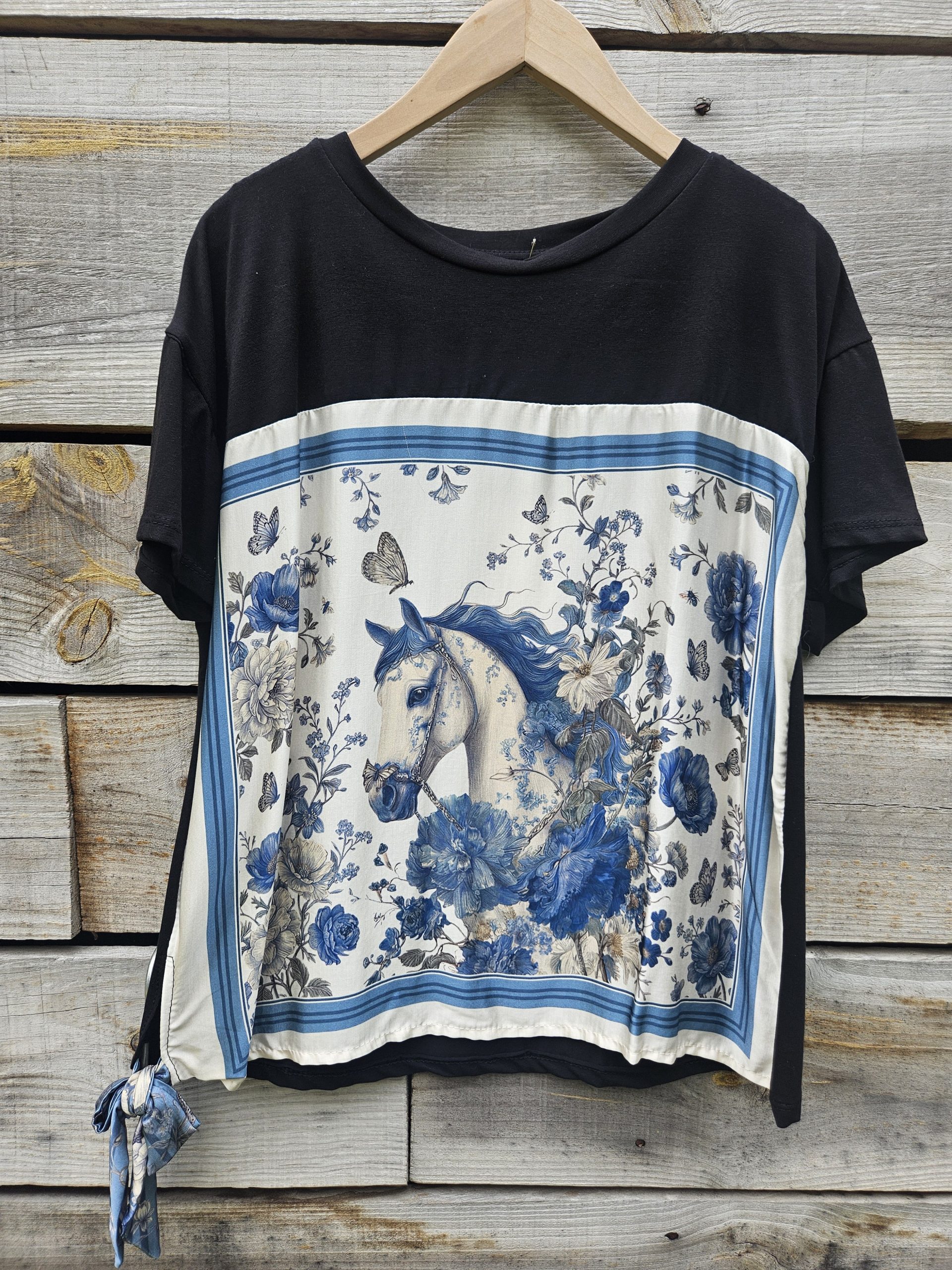 Tee-shirt réf crème blu