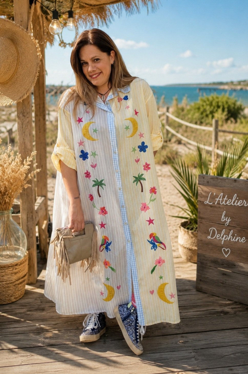 robe chemise April réf Orient