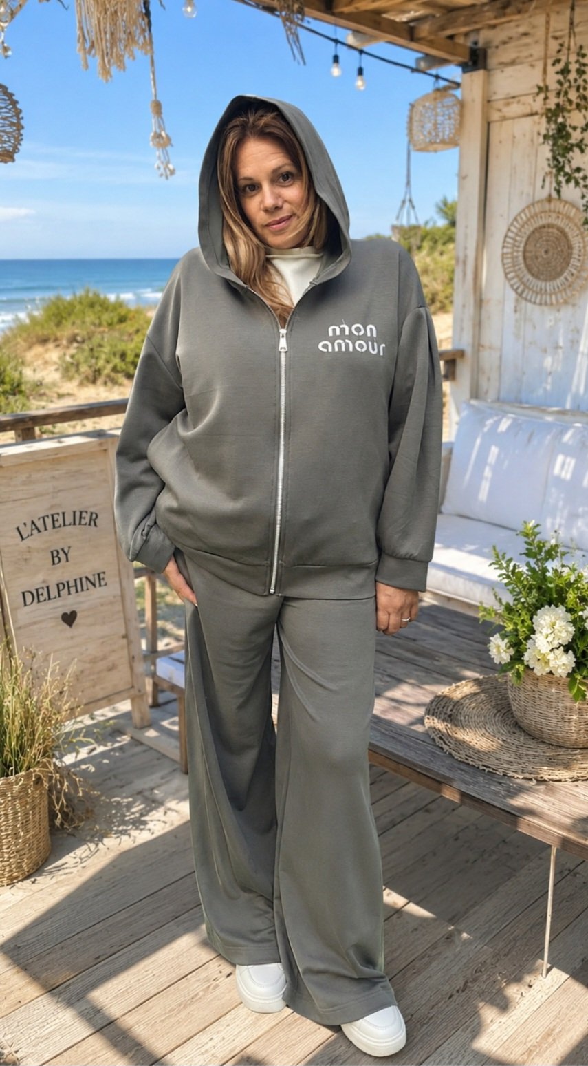 veste sweat zippée April réf mona