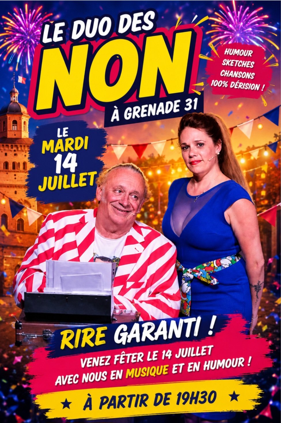 Le Duo des Non 14 Juillet Grenade 31