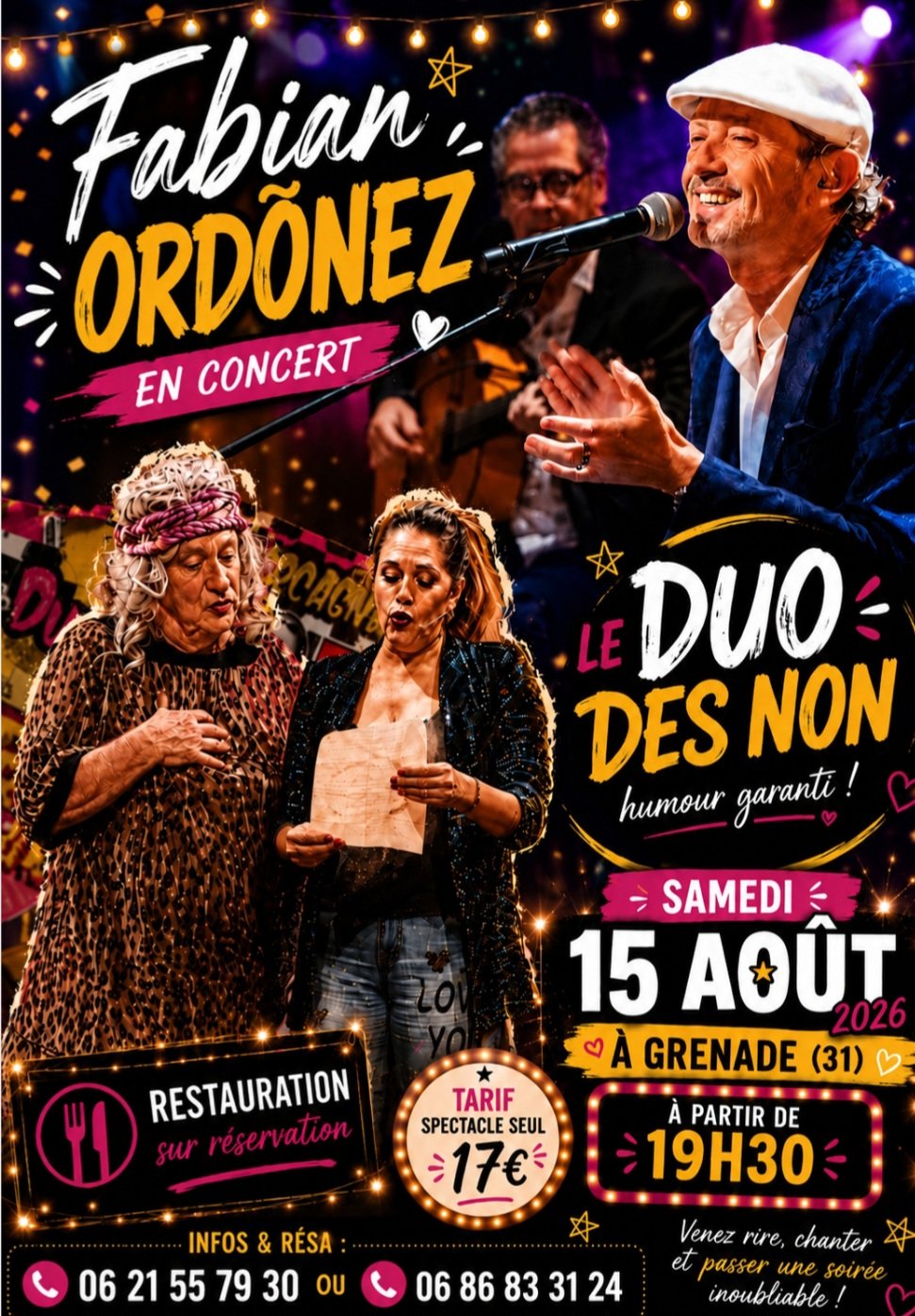 Samedi 15 Août Grenade (31)
Le Duo des Non & Fabian Ordoñez/ Alessandro Riquelme