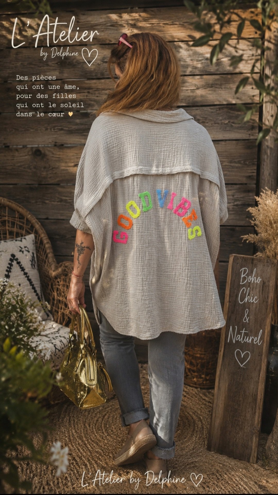 Chemise gaze de coton réf Corentine