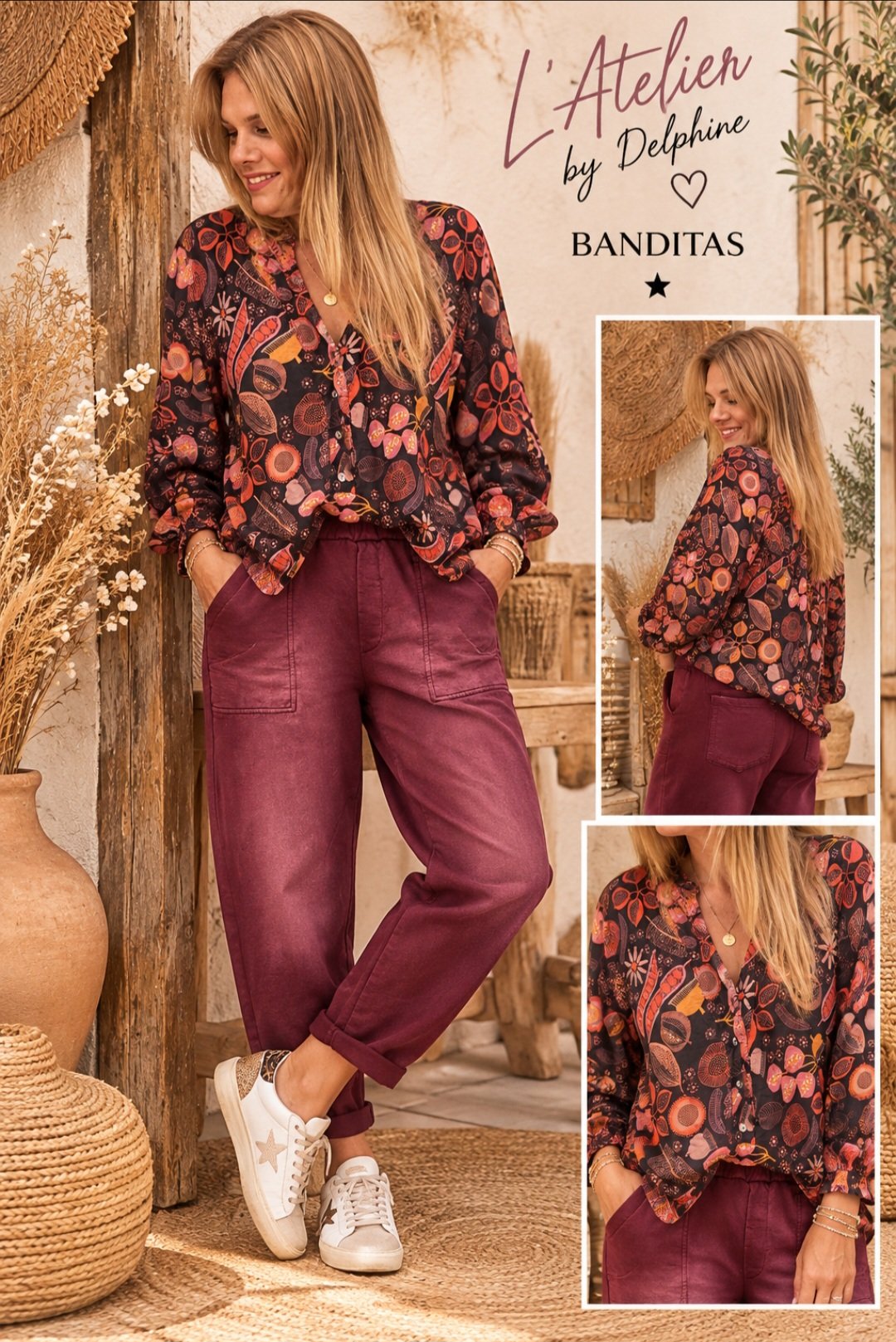 Chemise Banditas réf Cocotero Bacca